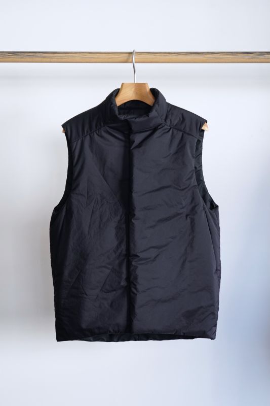 ダウンベスト20AW スタイルクラフトワードローブ NECK WADDED VEST