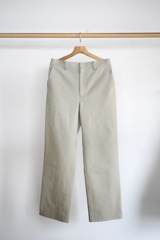 AURALEE」 HARD TWIST FINX HEAVY CHINO SLACKS - BROWN'S