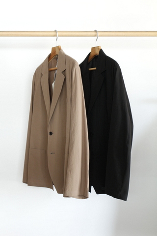 AURALEE」 FINX HARD TWIST GABARDINE JACKET - BROWN'S