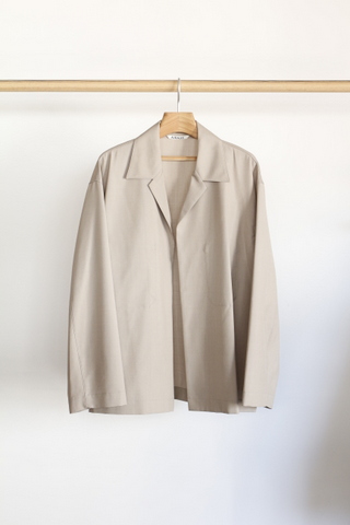 AURALEE -Wool Silk Tropical Shirts Jacket
