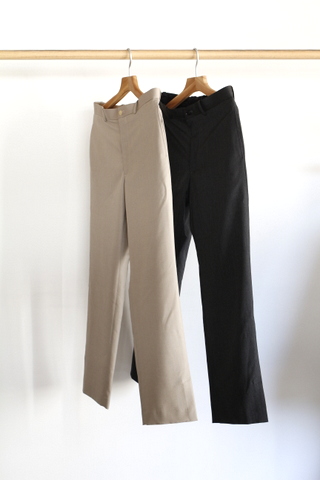 AURALEE wool silk tropical slacks