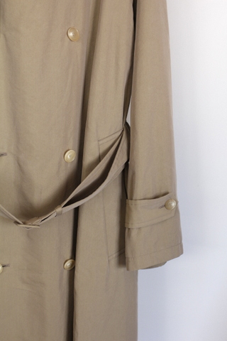 AURALEE」 WASHED FINX CUPRO TWILL LONG COAT - BROWN'S