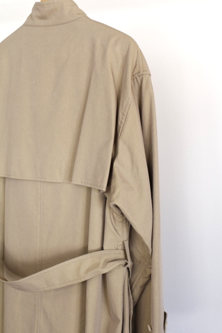 AURALEE」 WASHED FINX CUPRO TWILL LONG COAT - BROWN'S