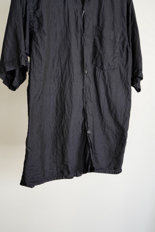 COMOLI」シルクオープンカラーシャツ - BROWN'S