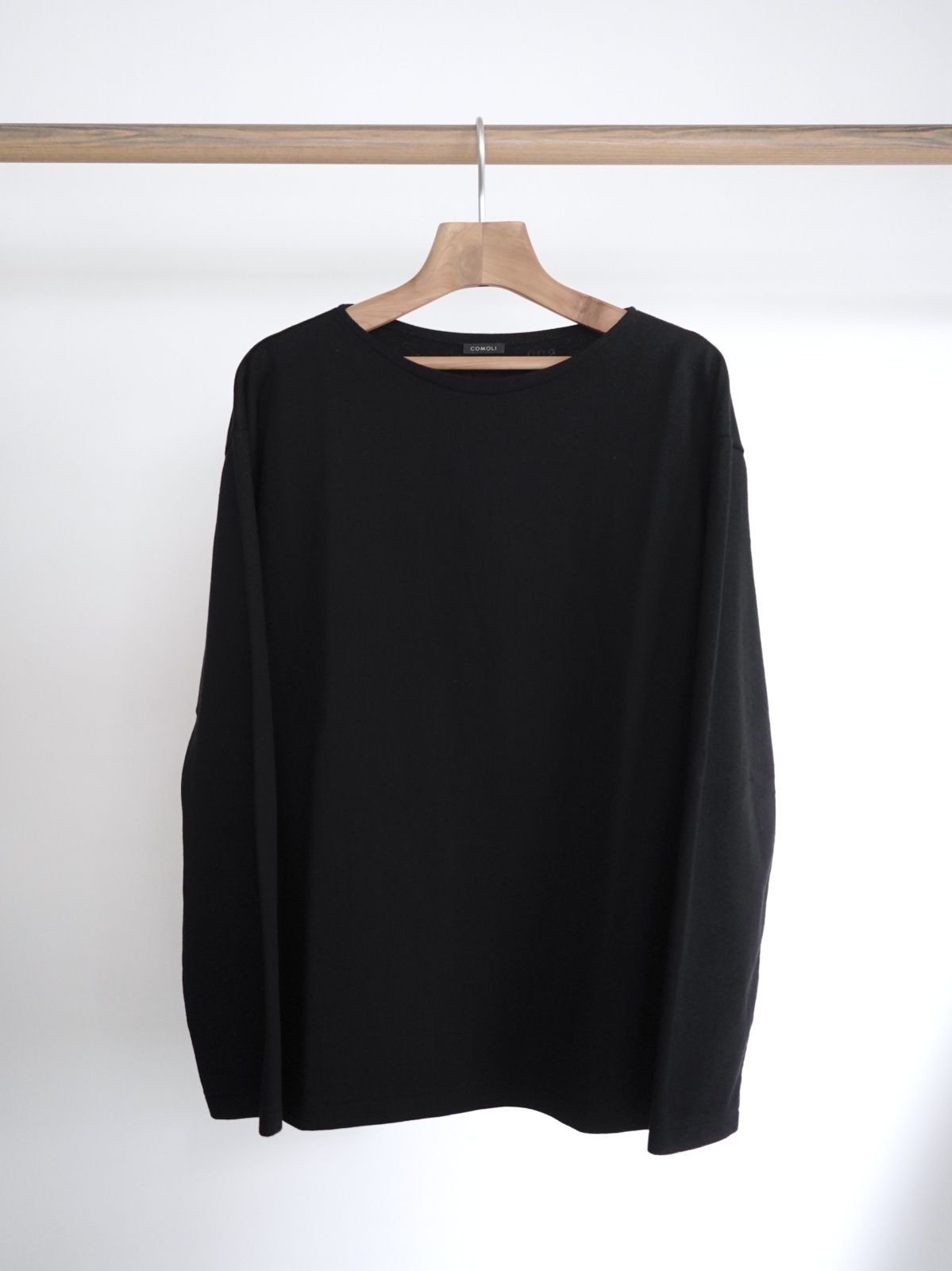 COMOLI COTTON BOAT NECK サイズ 2 COMOLI」コットンボートネック