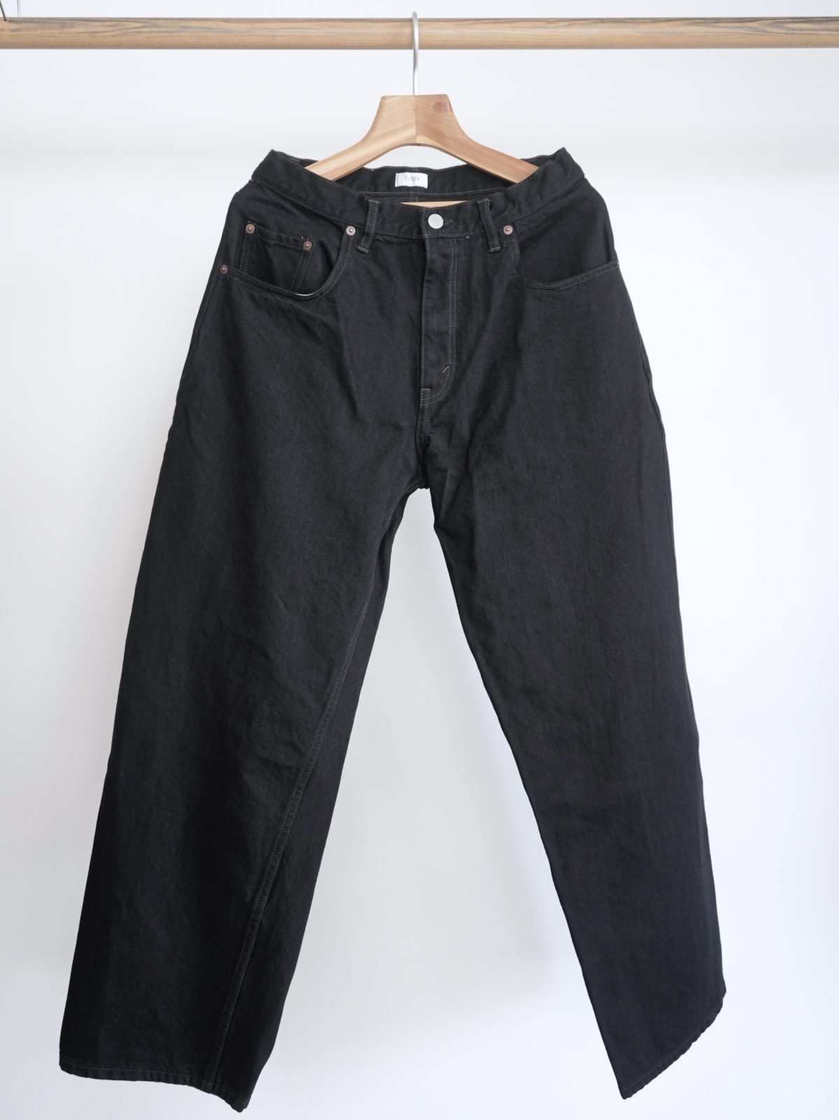CIOTA」(シオタ) Baggy 5 Pocket Pants -BLACK-