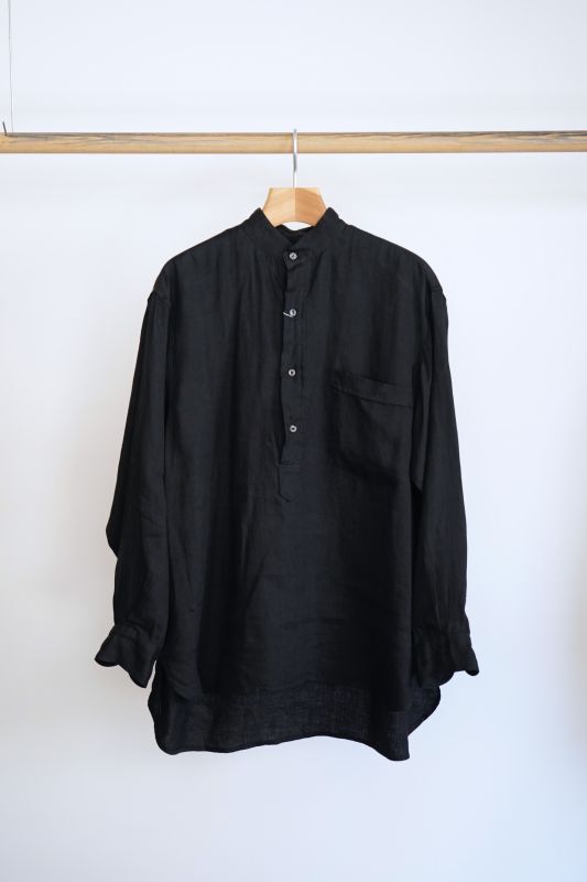 【21ss/新品】comoli リネンWクロス プルオーバーシャツ サイズ 1