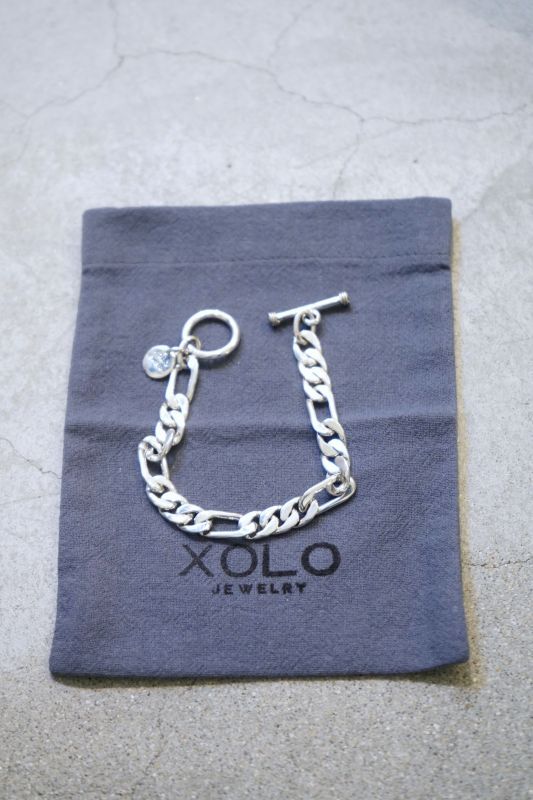 XOLO JEWELRY」(ショロジュエリー) Figaro link bracelet -8mm-