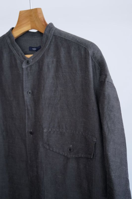 YLÈVE」LINEN VISCOSE OVER DYE SHIRTS - BROWN'S