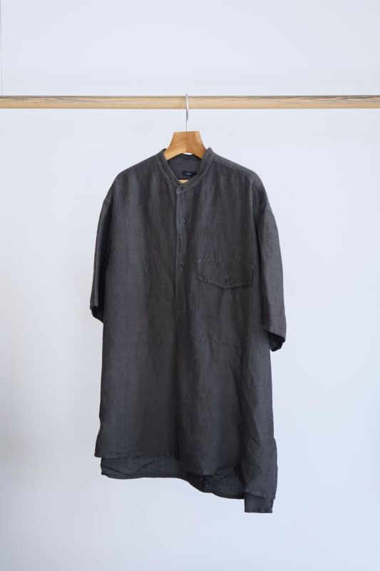 YLÈVE」LINEN VISCOSE OVER DYE SHIRTS - BROWN'S