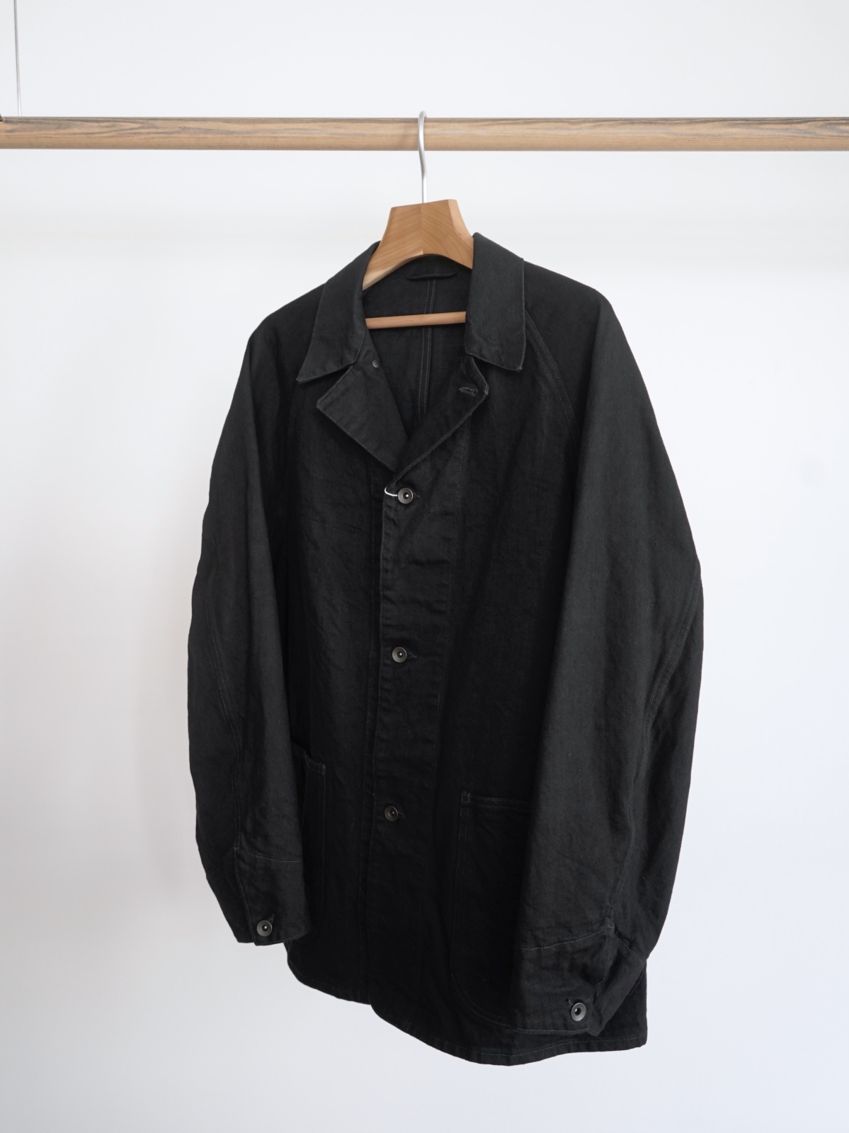 COMOLI 24ss デニムワークジャケットブラック COMOLI 24ss デニムワークジャケットブラック COMOLI (コモリ
