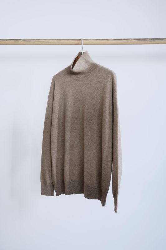 AURALEE」 BABY CASHMERE KNIT TURTLE NECK - BROWN'S