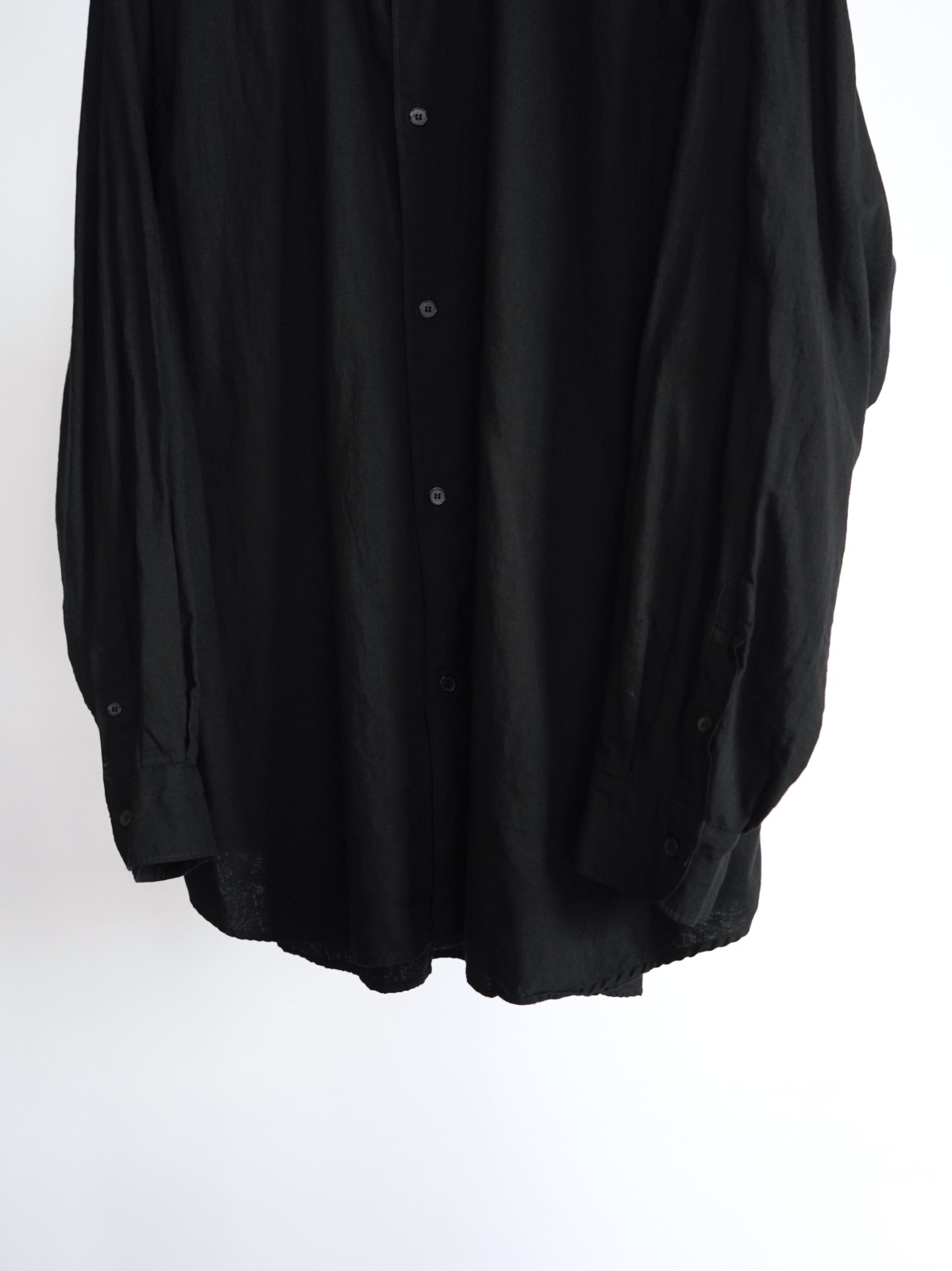COMOLI」KHADIコットンWレイヤー コモリシャツ